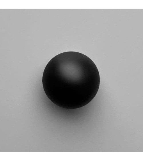 Brass furniture knob ODETE BLACK M designer handle