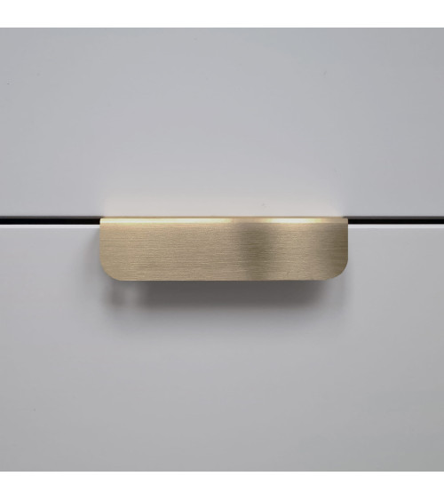 EDIT EDGE matt gold furniture handle designer handle