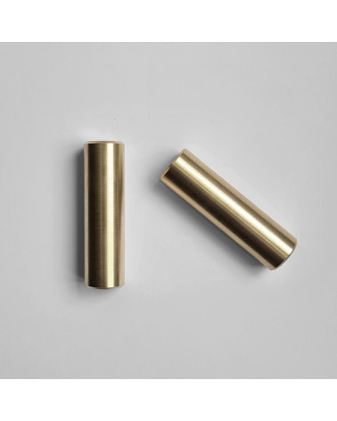 SIV M brass furniture handle design handles arranged parallel with a slight tilt