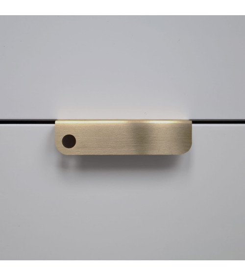 EDIT Edge lacquered brass furniture handle designer handle