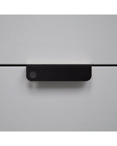 EDIT O BLACK industrial furniture handle design handle front view