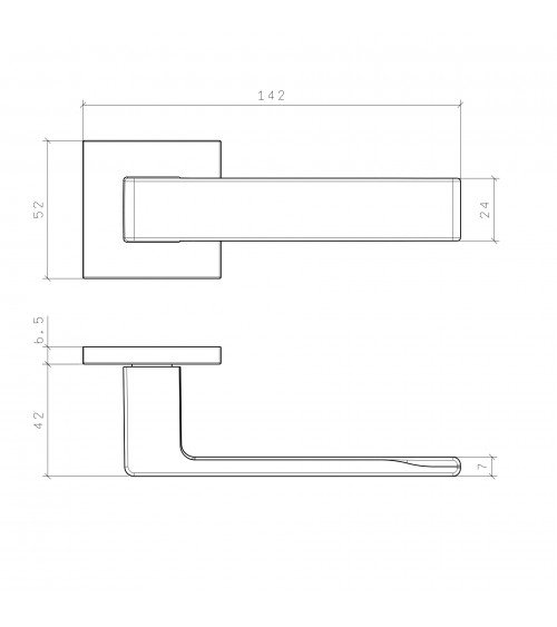 HIRA door handle designer handle colour 3