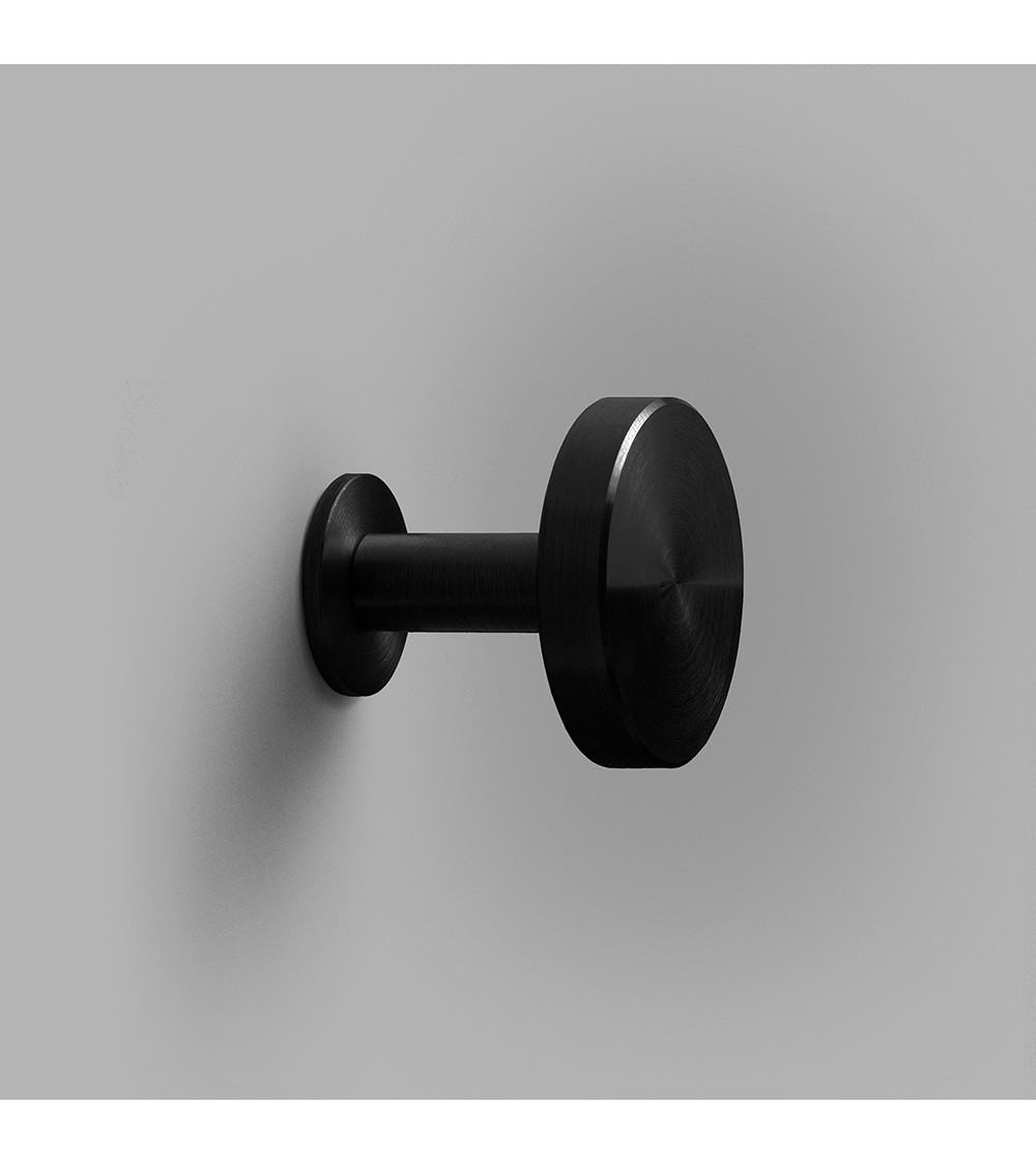 Black Wall Hook N - design handle