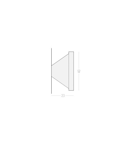 Brass Cone Wall Hook - design handle