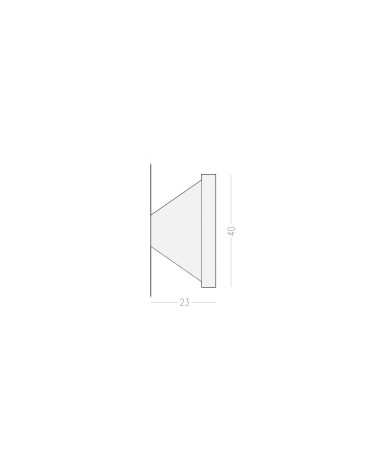Brass Cone Wall Hook - design handle