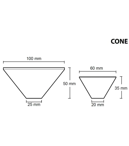 Cement furniture knob - Urbi & Orbi Demenico Rocks Cone - design handle