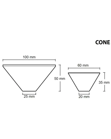 Cement furniture knob - Urbi & Orbi Demenico Rocks Cone - design handle