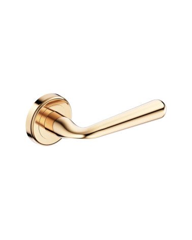 Polished gold HANDY door handle design handle slightly tilted