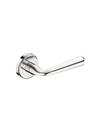 HANDY polished chrome door handle design handle slightly tilted
