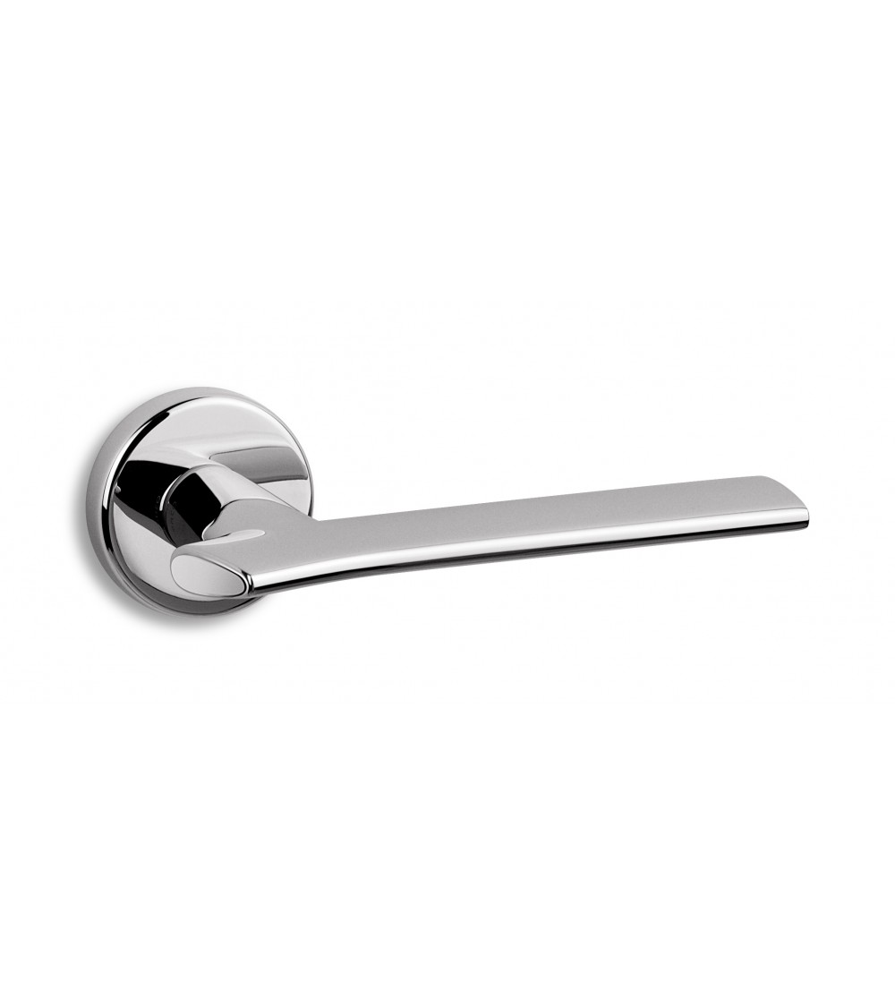 Polished chrome Ento Wing door handle design handle