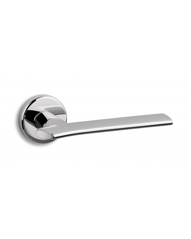 Polished chrome Ento Wing door handle design handle