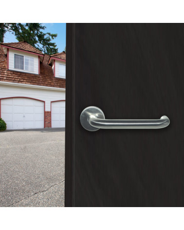 PRM door handle Reteuil model on a door