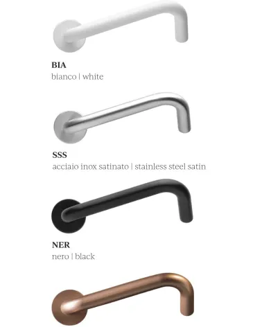 Italian Elegance and Superior Quality: PRM Handle in Authentic Stainless Steel NoHand - designer handle