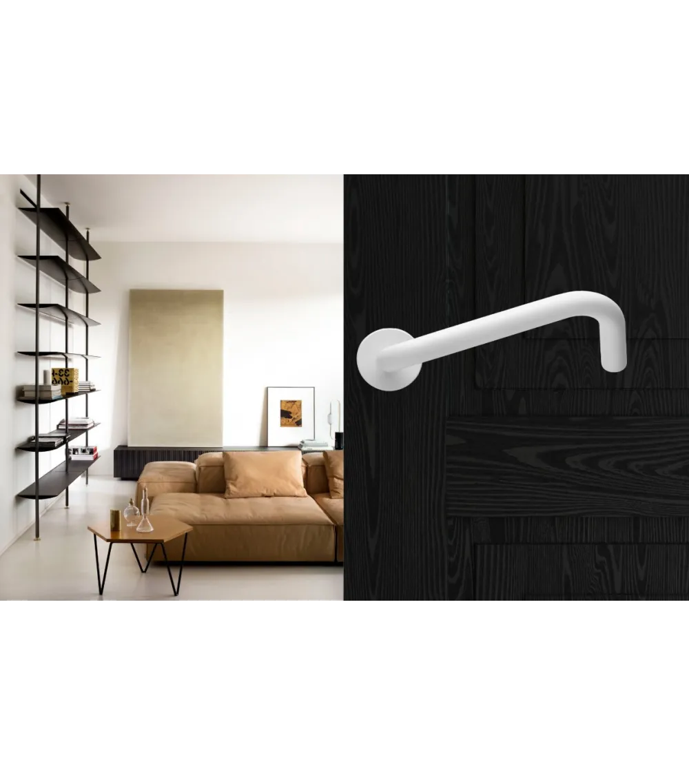 White Door Handles for PRM NoHand model - designer handle