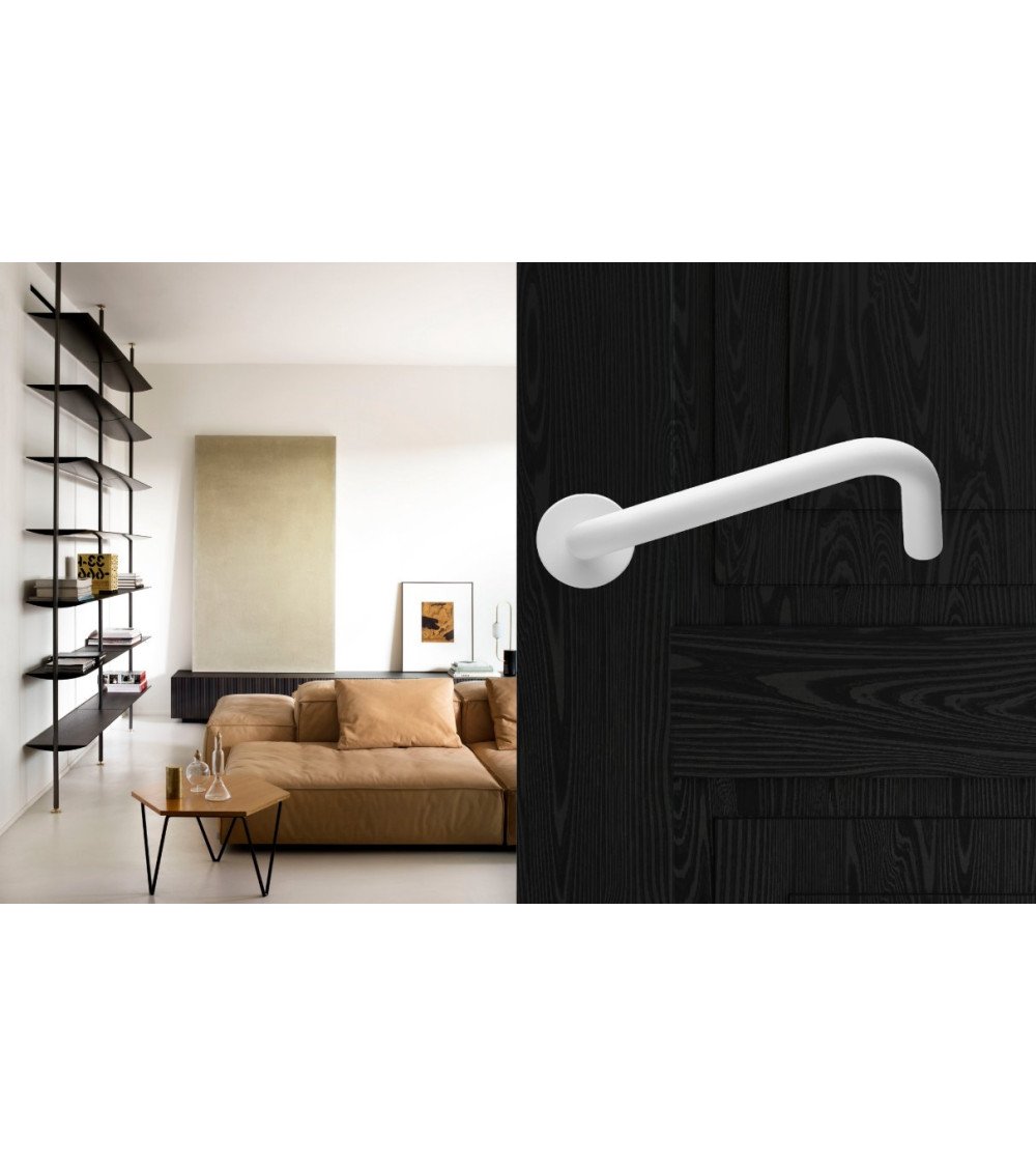 White Door Handles for PRM NoHand model - designer handle