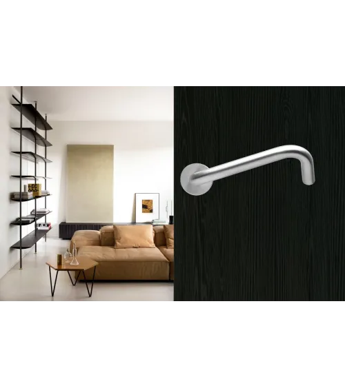 High-End Brushed Stainless Steel Door Handles for PRM - NoHand model - designer handle