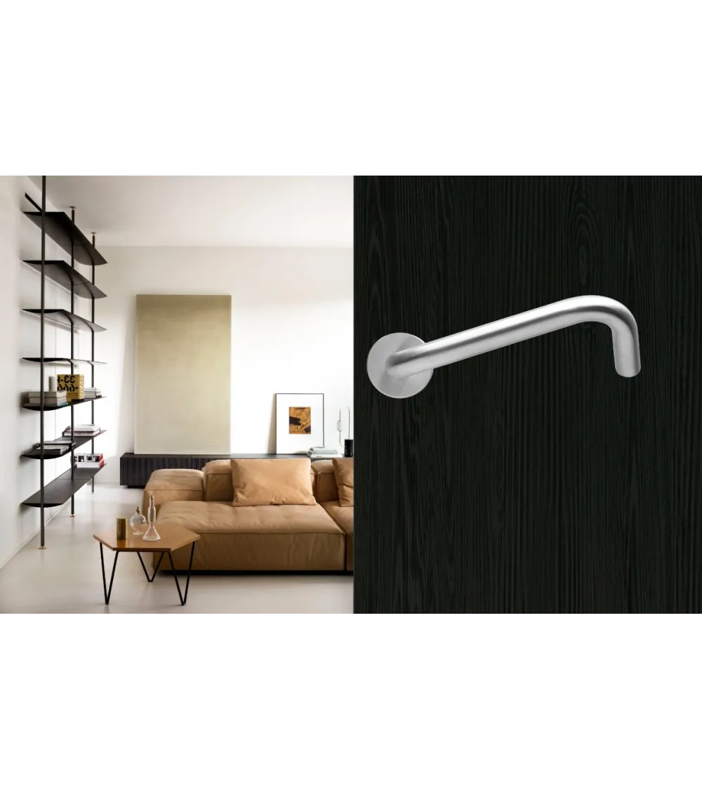High-End Brushed Stainless Steel Door Handles for PRM - NoHand model - designer handle