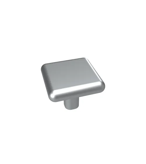 Satin chrome furniture knob NOX design handle