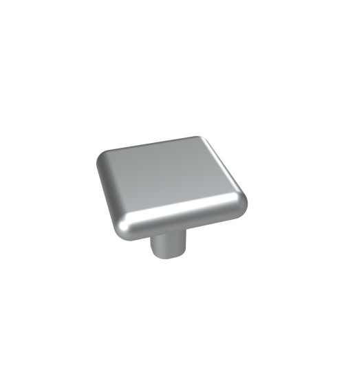 Satin chrome furniture knob NOX design handle