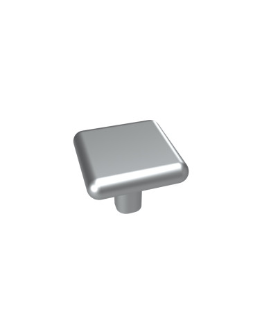 Satin chrome furniture knob NOX design handle