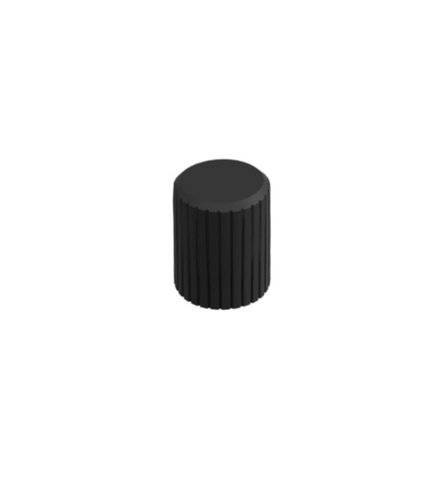 Black AVANTI furniture knob designer handle