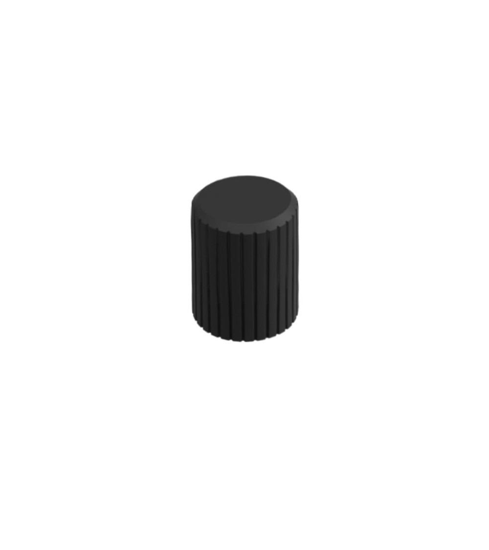 Black AVANTI furniture knob designer handle