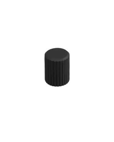 Black AVANTI furniture knob designer handle