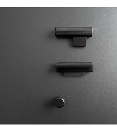Black AVANTI furniture knob designer handle