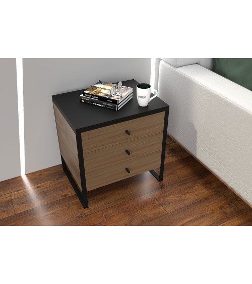 Black MONDO furniture knob designer handle