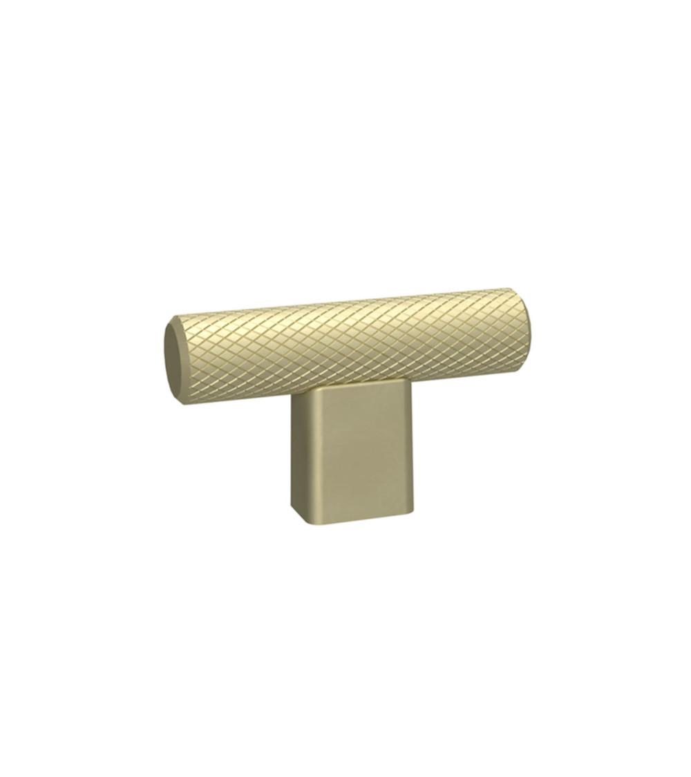 Matt gold MONDO T-bar furniture knob designer handle