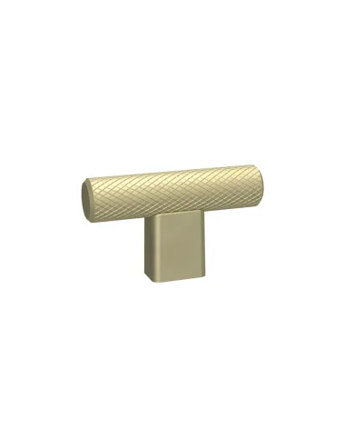 Matt gold MONDO T-bar furniture knob designer handle