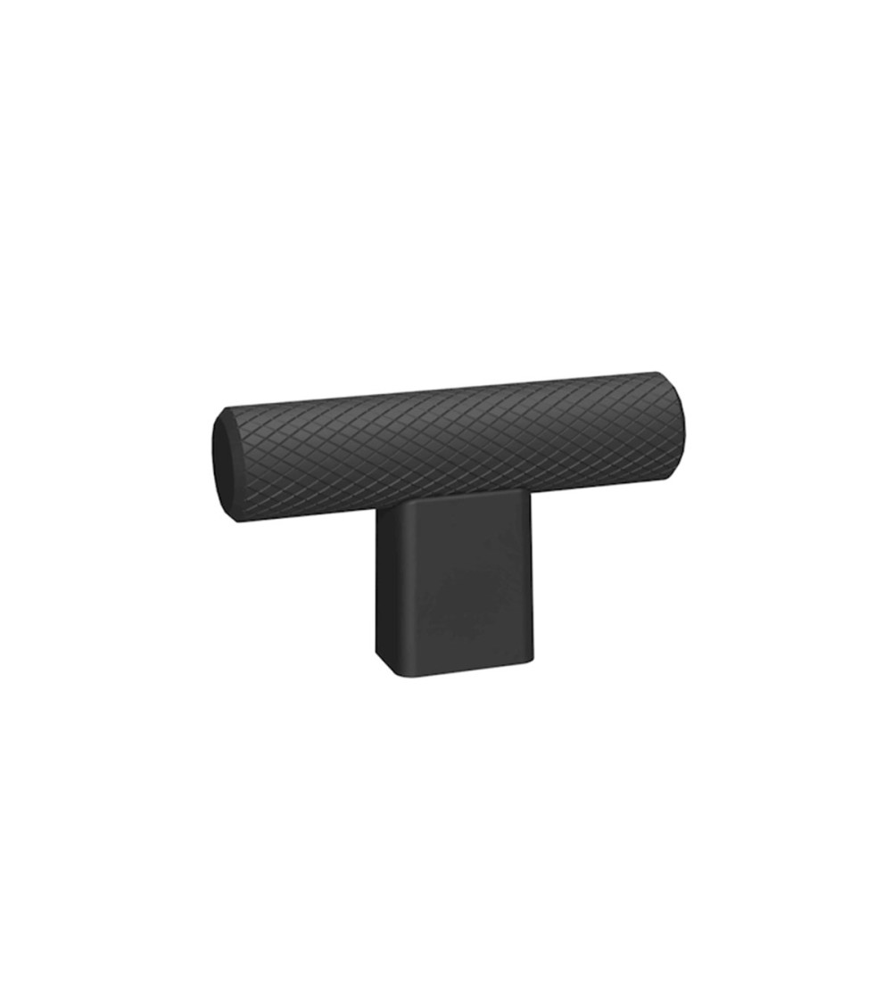 Black MONDO T-bar furniture knob designer handle