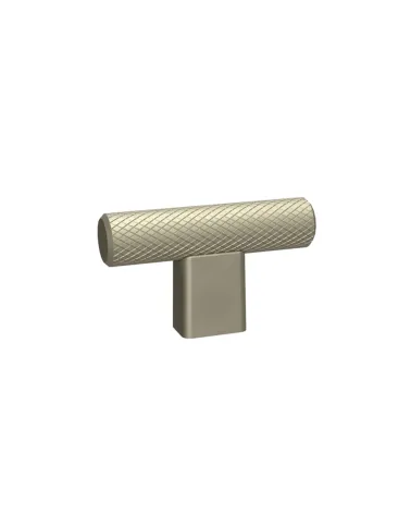 MONDO T-shaped furniture knob design handle in stainless steel colour