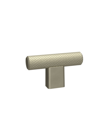 MONDO T-shaped furniture knob design handle in stainless steel colour