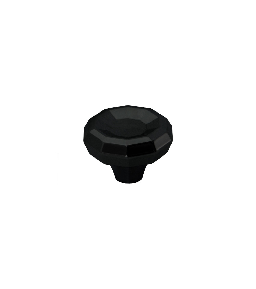 CAMPANA gloss black designer furniture knob handle