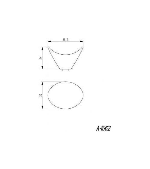 Satin nickel DIUNA furniture knob designer handle