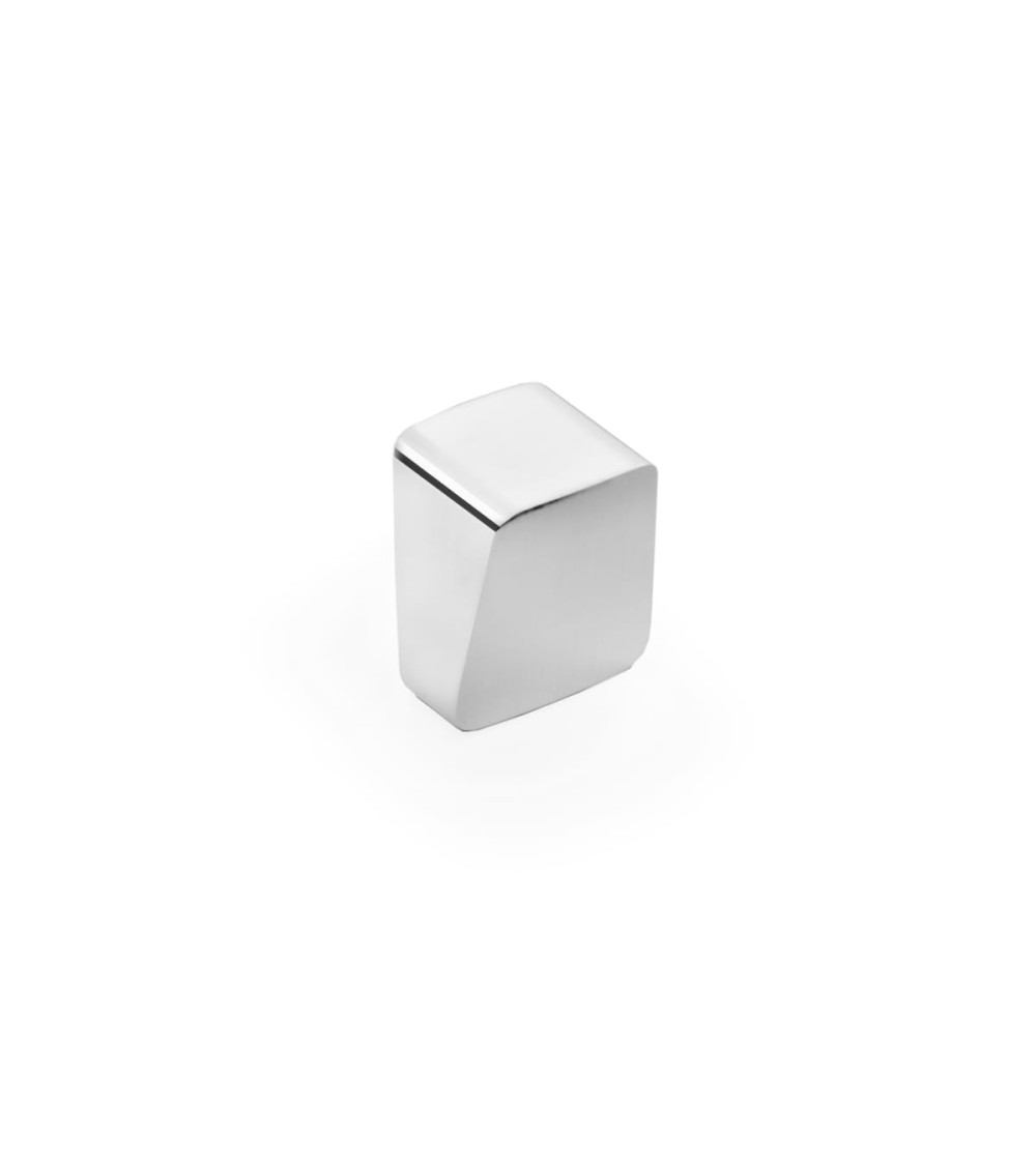 ALVERO polished chrome furniture knob design handle