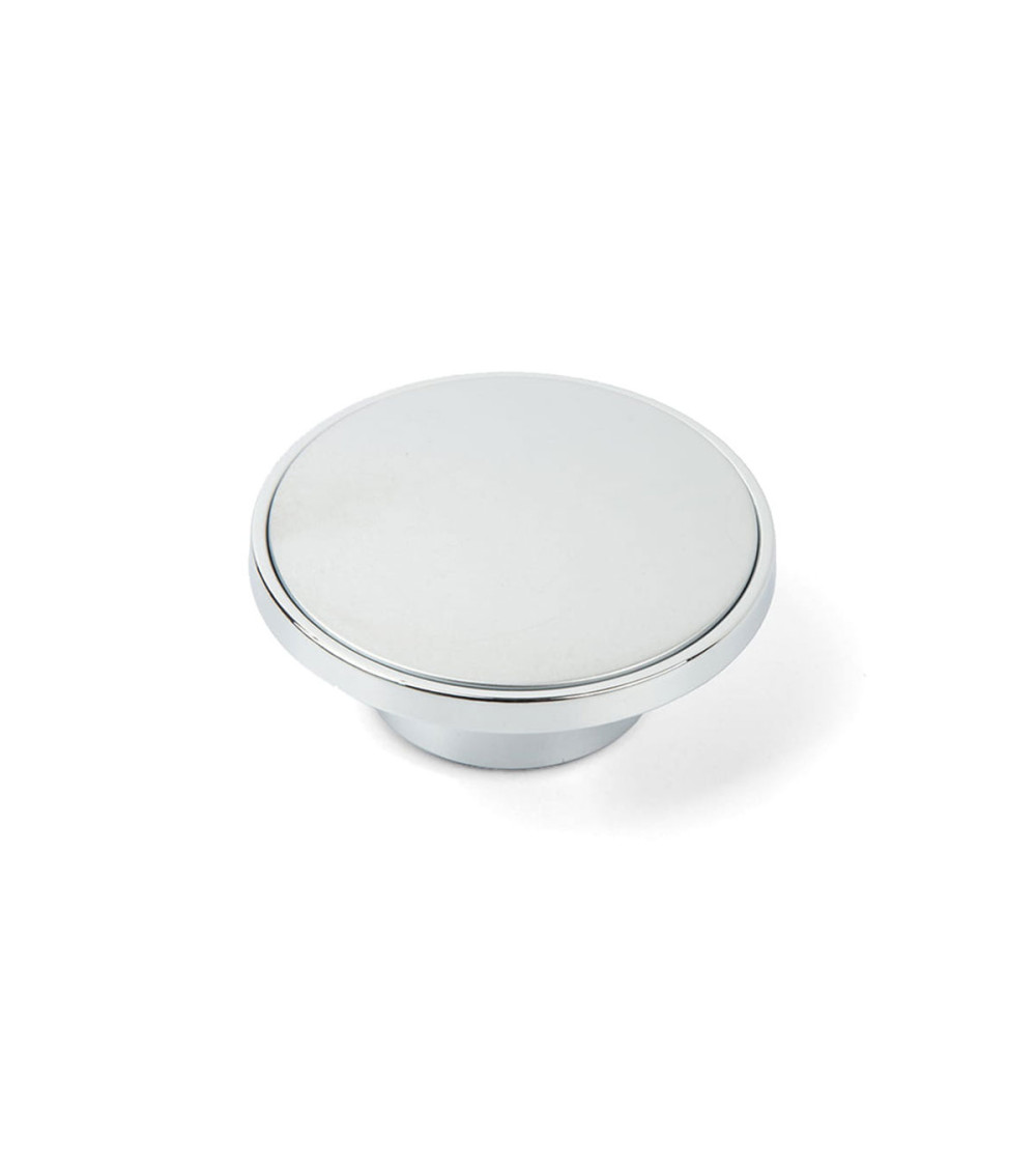ARS matt chrome/polished chrome furniture knob design handle