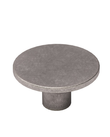 Furniture knob old silver ASTRO design handle