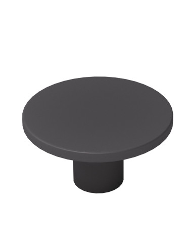 Furniture knob black ASTRO design handle