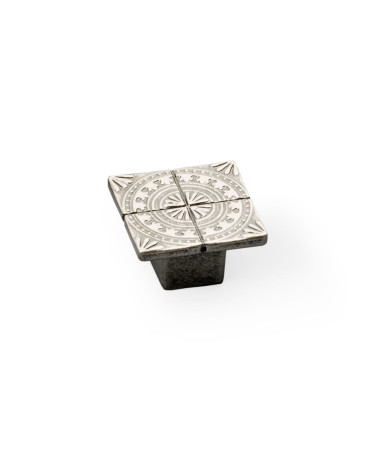 Furniture knob old silver SPARTA design handle