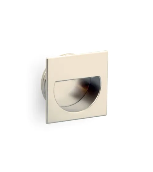 Furniture knob satin nickel QUADRUM design handle