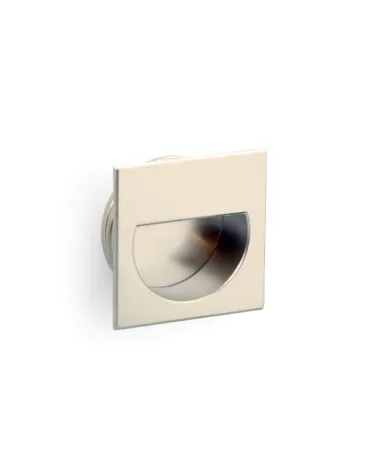 Furniture knob satin nickel QUADRUM design handle