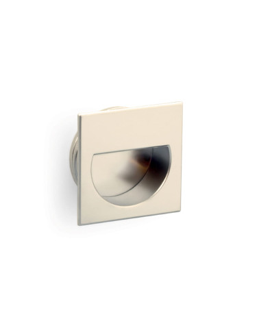 Furniture knob satin nickel QUADRUM design handle
