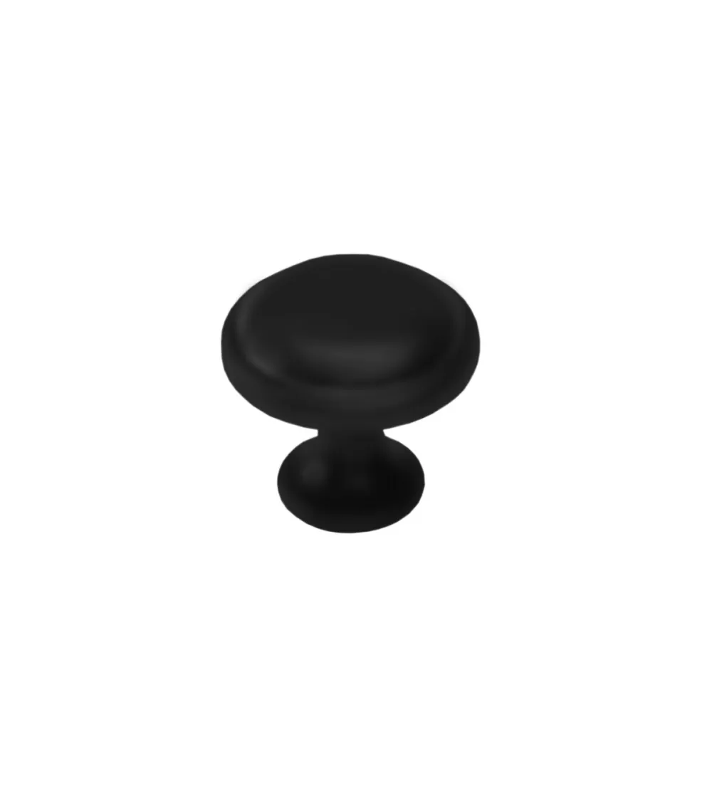 Furniture knob black IKAR designer handle