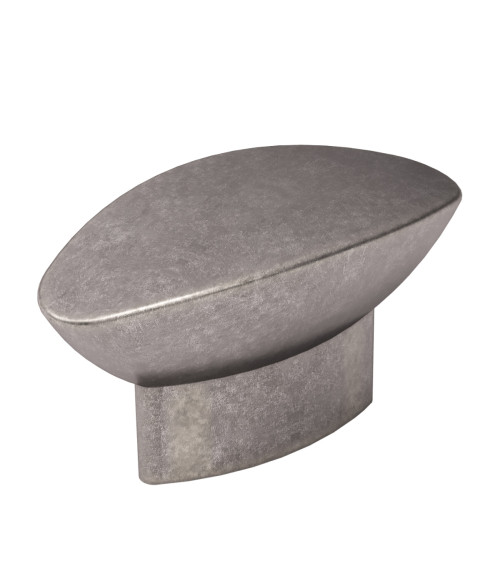 Furniture knob old silver CARLO designer handle
