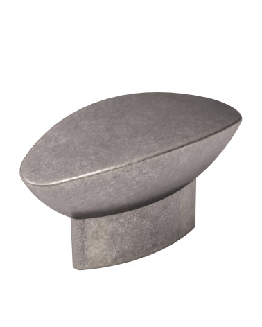 Furniture knob old silver CARLO designer handle
