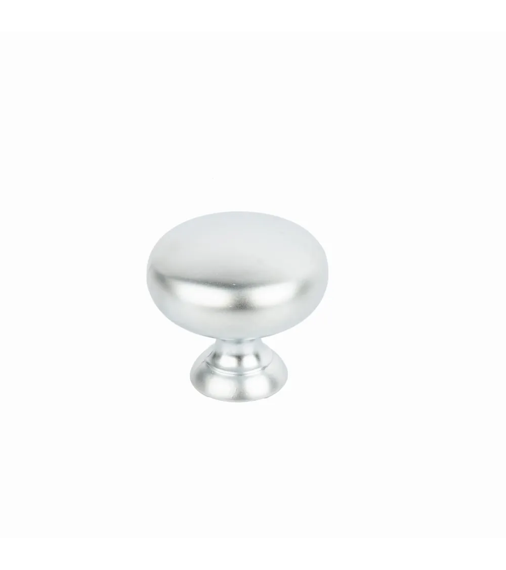 Satin chrome TORONTO furniture knob designer handle