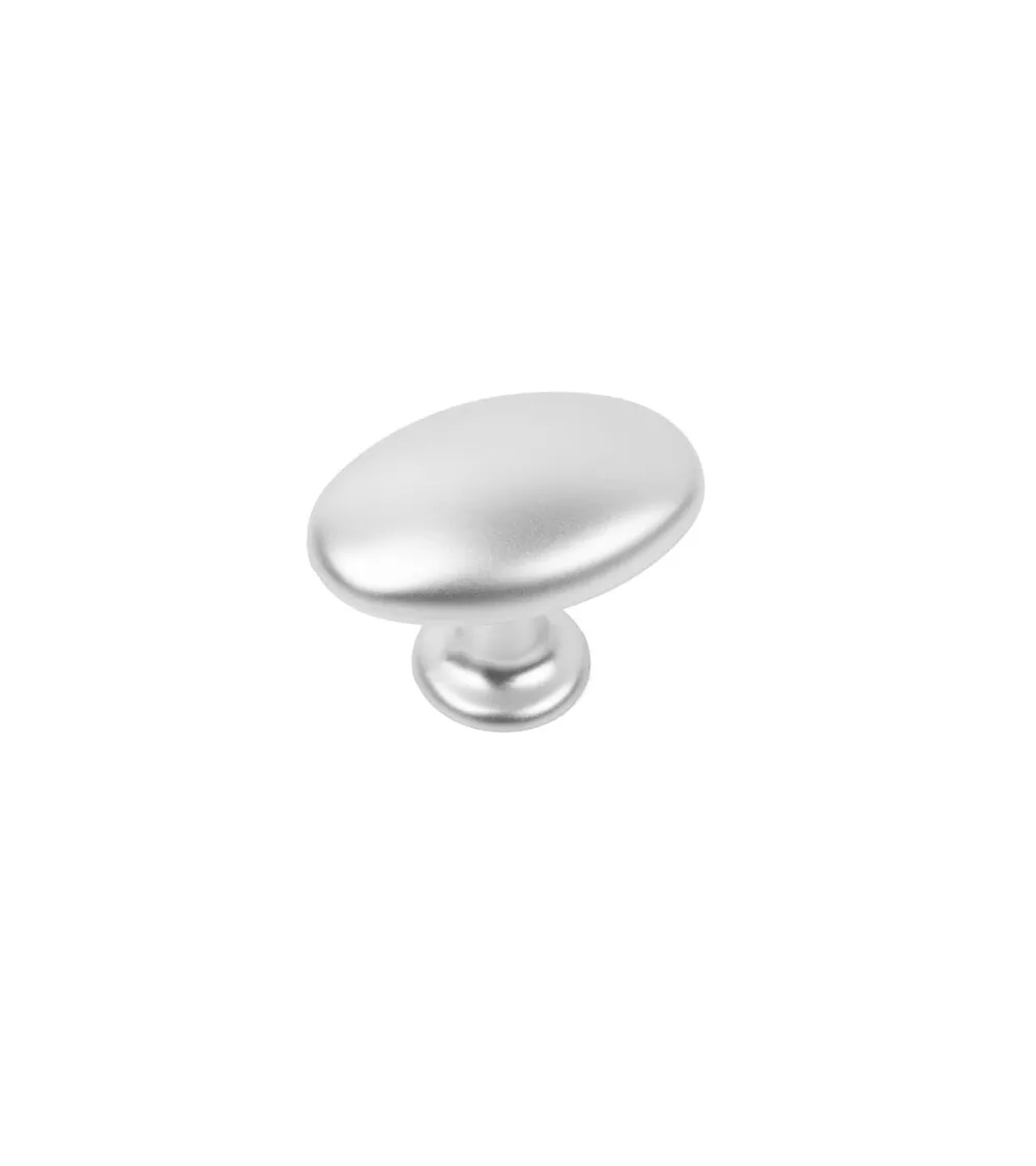 NAPOLI satin chrome furniture knob designer handle