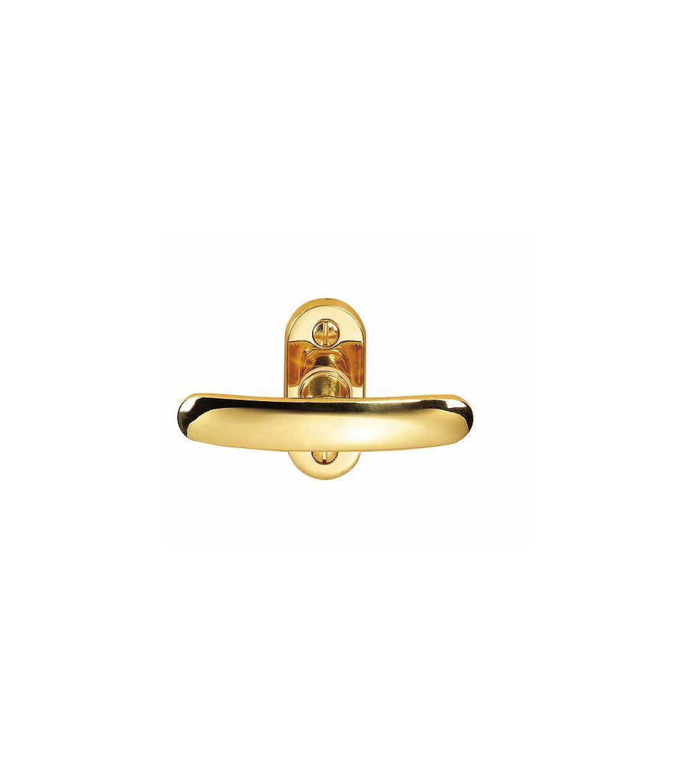 Wagram model bright brass window espagnolette